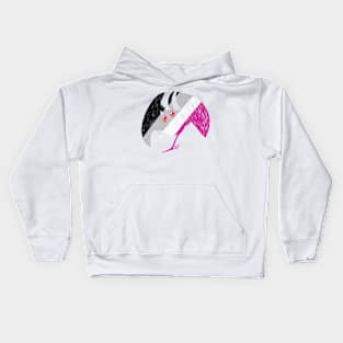 Asexual Pride Mothman Kids Hoodie